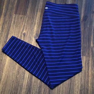 Athleta Chaturanga Tight Stripe Dress Admiral